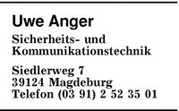 Anger, Uwe