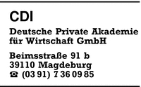 CDI Deutsche Private Akademie fr Wirtschaft GmbH