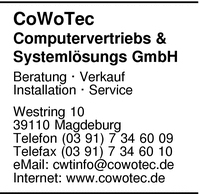 Cowotec Computervertriebs & Systemlsungs GmbH