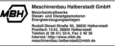 Maschinenbau Halberstadt GmbH
