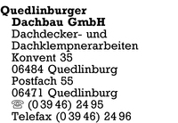 Quedlinburger Dachbau GmbH