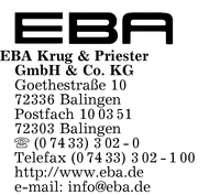 EBA Krug & Priester GmbH & Co. KG