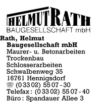 Rath Bau GmbH, Helmut