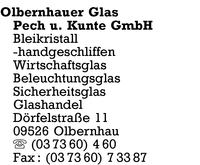 Olbernhauer Glas, Pech und Kunte GmbH