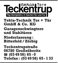 Tekla-Technik, Tor + Tr GmbH & Co. KG