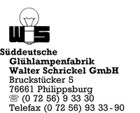 Sddeutsche Glhlampenfabrik Walter Schrickel GmbH
