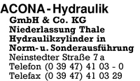 Acona Hydraulik GmbH & Co. KG