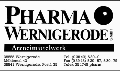 Pharma Wernigerode GmbH