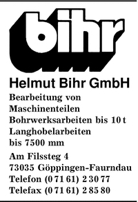 Bihr GmbH, Helmut