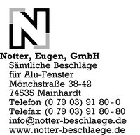 Notter GmbH, Eugen