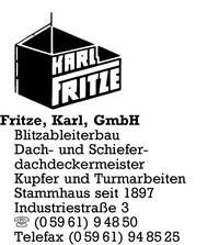 Fritze GmbH, Karl