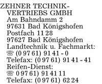 Zehner Technik-Vertriebs GmbH