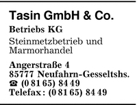Tasin GmbH & Co. KG
