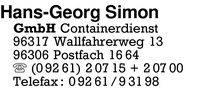 Simon GmbH, Hans-Georg