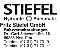 Stiefel GmbH, Fritz