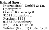 Erhard Sport International GmbH & Co.
