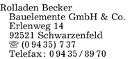 Rolladen Becker Bauelemente GmbH & Co.