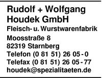 Houdek GmbH, Rudolf u. Wolfgang