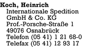 Koch GmbH & Co. KG, Heinrich