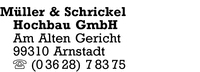 Mller & Schrickel Hochbau GmbH