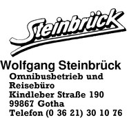 Omnibusbetrieb und Reisebro Wolfgang Steinbrck