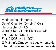MB Moderne Bauelemente