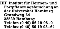 IHF-Institut fr Hormon- und Fortpflanzungsforschung an der Universitt Hamburg