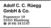 Regg, Adolf, C. C., GmbH & Co.
