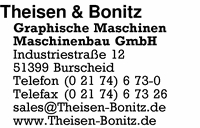 Theisen & Bonitz GmbH Graphische Maschinen Maschinenbau GmbH