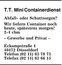 T.T. Mini - Containerdienst