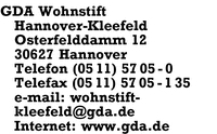 GDA Wohnstift Hannover-Kleefeld