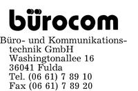 Brocom Gesellschaft fr Bro- und Kommunikations- technik mbH