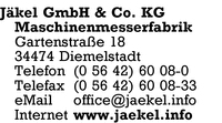 Jkel GmbH & Co. KG Maschinenmesserfabrik