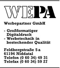 WEPA Werbepartner Computerbeschriftung GmbH