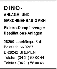 Dino Anlage- und Maschinenbau GmbH