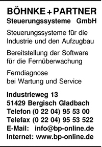 BHNKE + PARTNER Steuerungssysteme GmbH