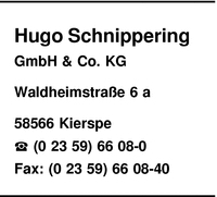 Schnippering, Hugo, GmbH & Co. KG