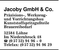 Jacoby GmbH & Co. Werkzeugbau und Spritzgutechnik