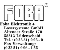 Foba Elektronik + Lasersysteme GmbH