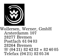 Wollersen GmbH, Werner