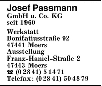 Passmann, Josef, GmbH u. Co. KG