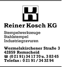 Kosch KG, Reiner