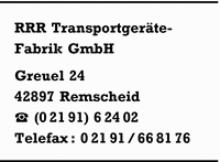 RRR Transportgerte-Fabrik GmbH