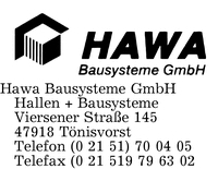 Hawa Bausysteme GmbH