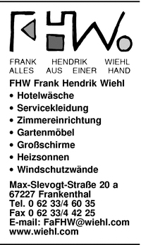 FHW Frank Hendrik Wiehl