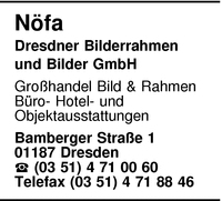 Nfa Dresdner Bilderrahmen und Bilder GmbH