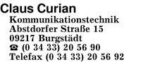 Curian, Claus
