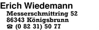 Wiedemann, Erich