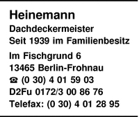 Heinemann Dachdeckermeister