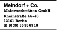Meindorf & Co. Malerwerksttten GmbH